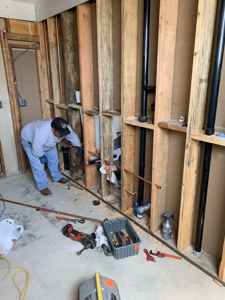 Commercial rough-in plumbing for Gas Line Repair in Mansfield Center